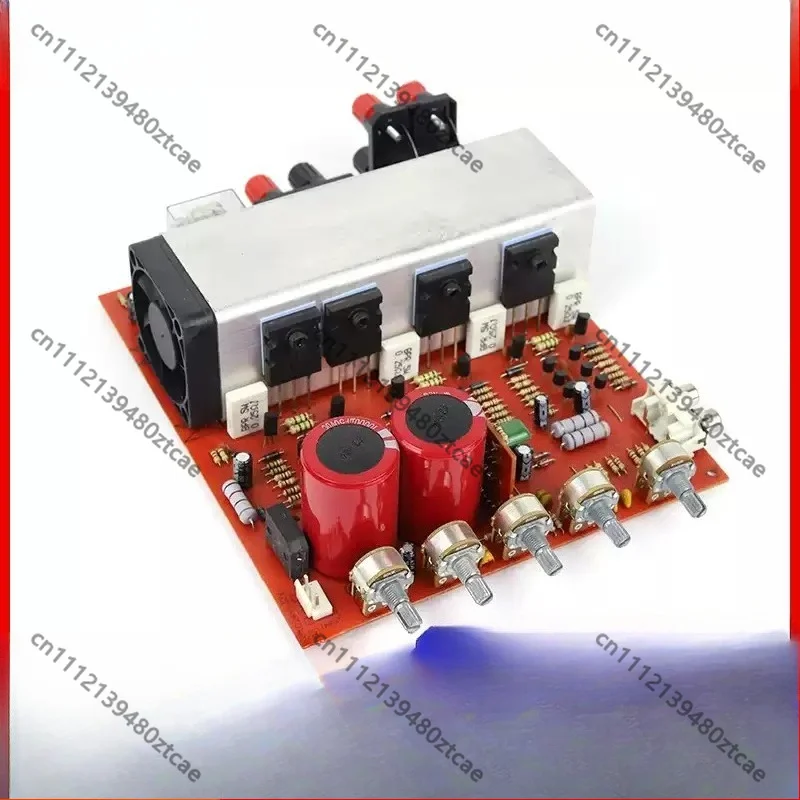2.1 Channel High Power Heavy Bass Amplifier Board 3CH Audio Amp With Matching Power Transistors For Home DIY Speaker Modificatio