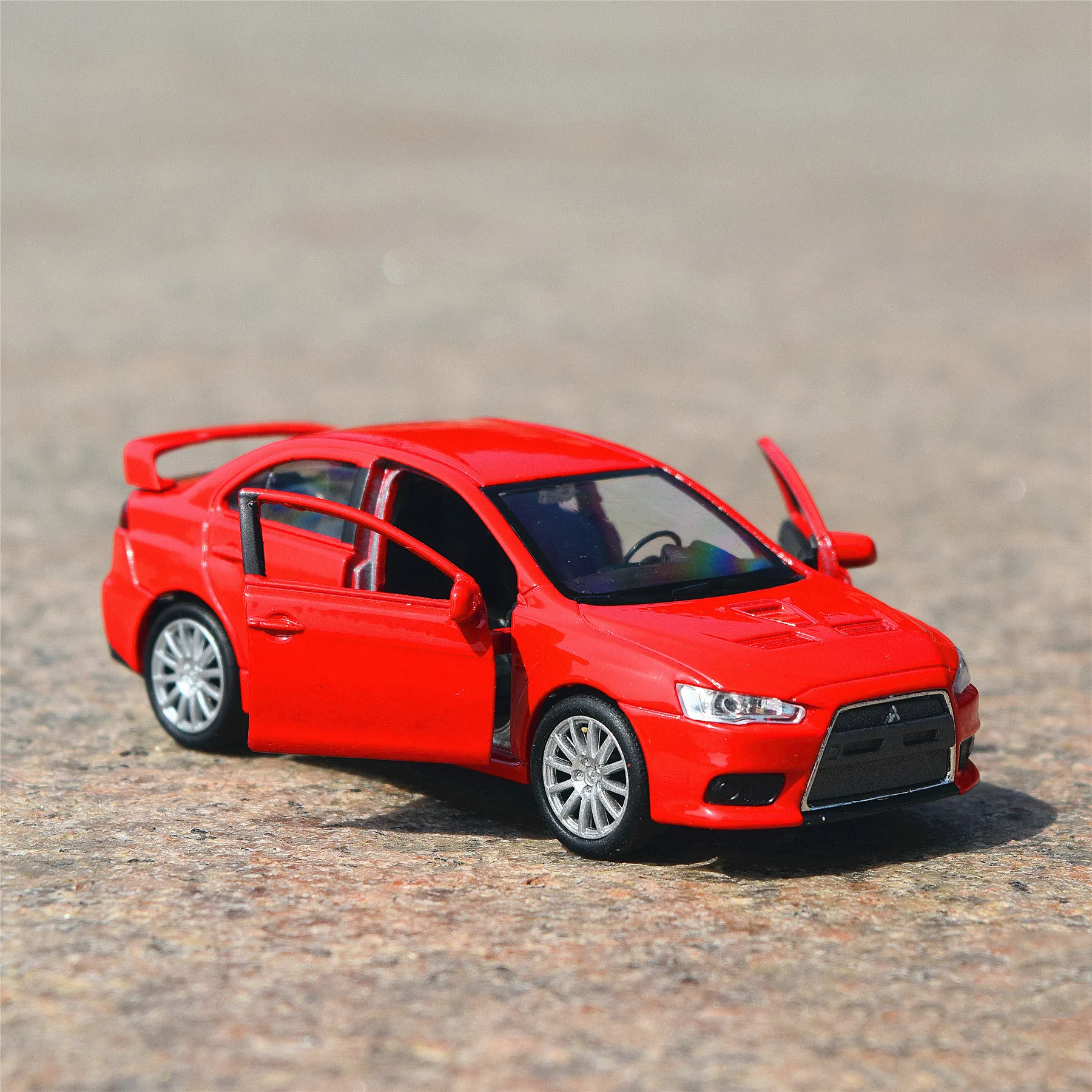 Welly 1:36 Mitsubishi Lancer Evolution x Simulation Legierung Druckguss Auto Modell Metall Spielzeug Fahrzeug Auto Modell Sammlung Spielzeug für Jungen