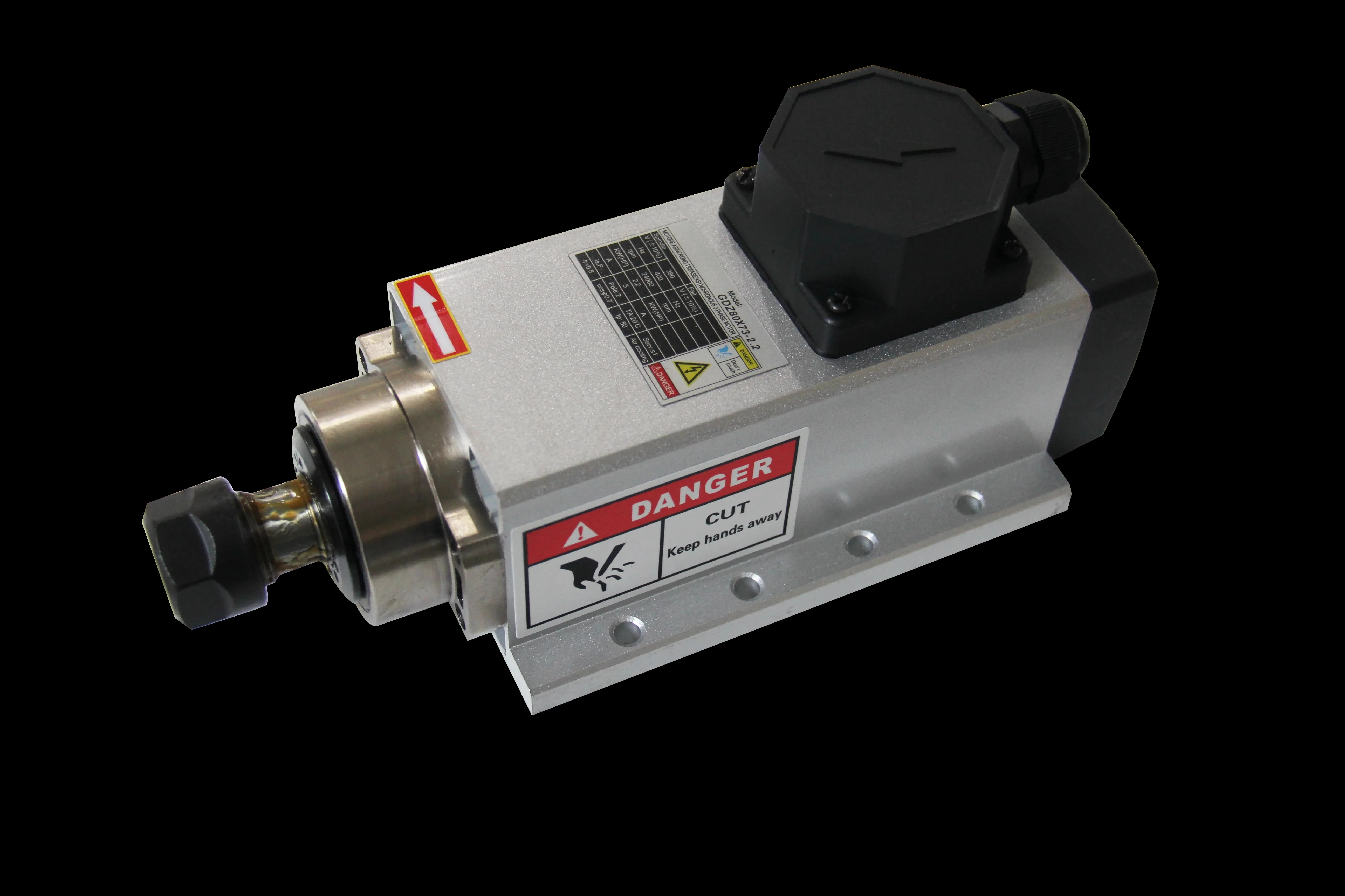 High Quality High Speed Er20 2.2kw Air Cooled Cnc Spindle Motor for Cnc Router