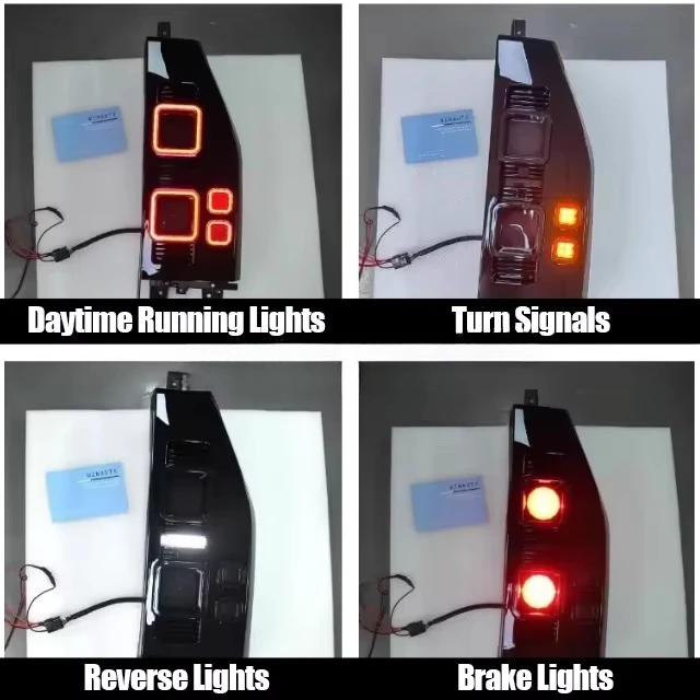 Upgrade Car LED Lamp Taillights Back Rear Turning Tail Light Assembly for Jetour T2 Traveler Accessoriescustom