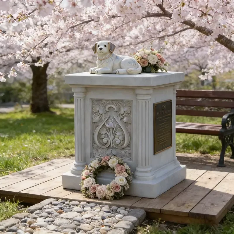 for Floral Relief Hand-painted Resin Pedestal Planter European-style Irregular Shape Art Collectible French Garden Arch