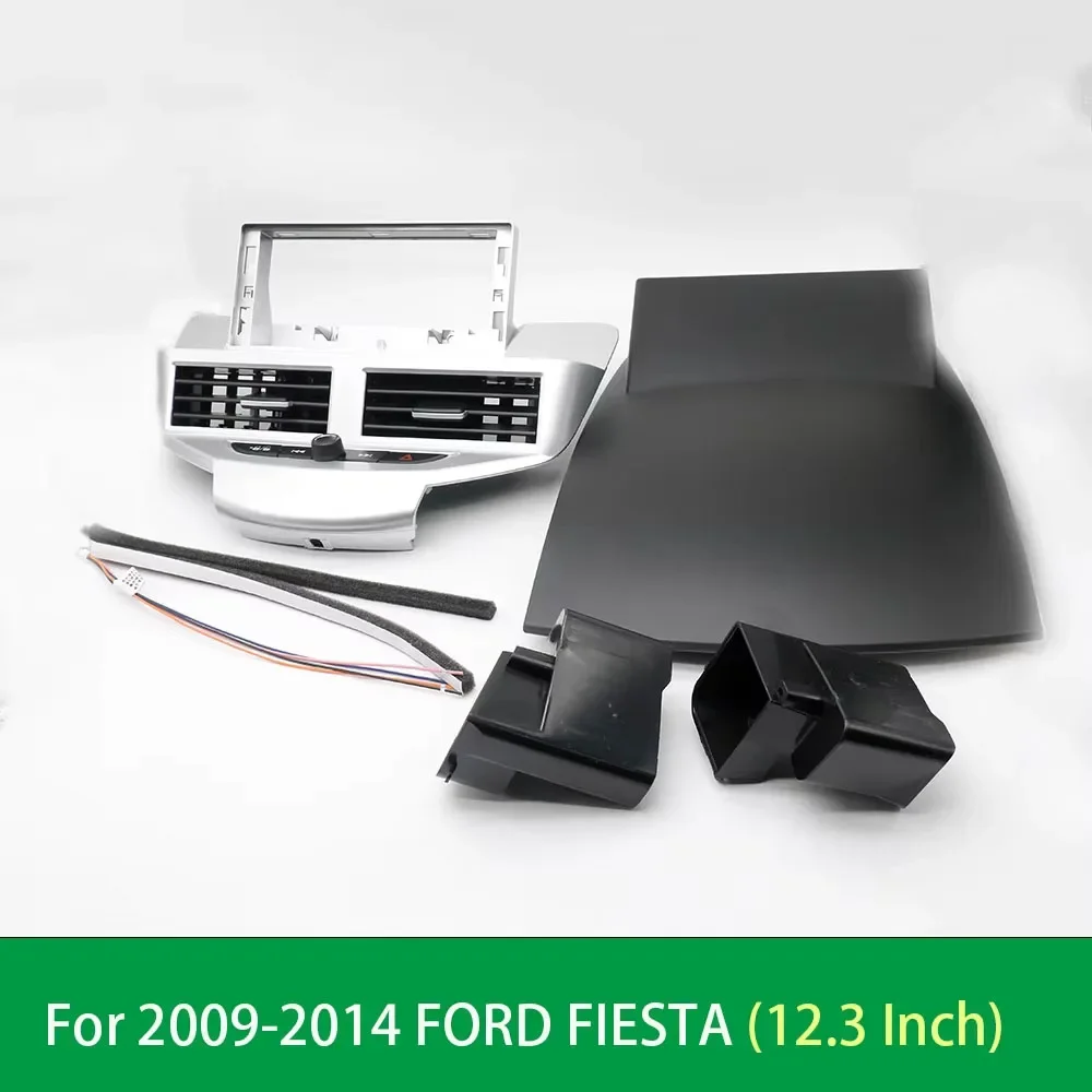 

12.3 Inch For 2009-2014 FORD FIESTA FRAME Car Radio Stereo GPS MP5 Android Player 2 Din Fascias Panel DashBoard Frame Cover