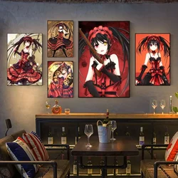 1pc DATE A LIVE Tokisaki Kurumi Poster HD Posters Home Room Bar Cafe Decor Art Wall Painting Picture