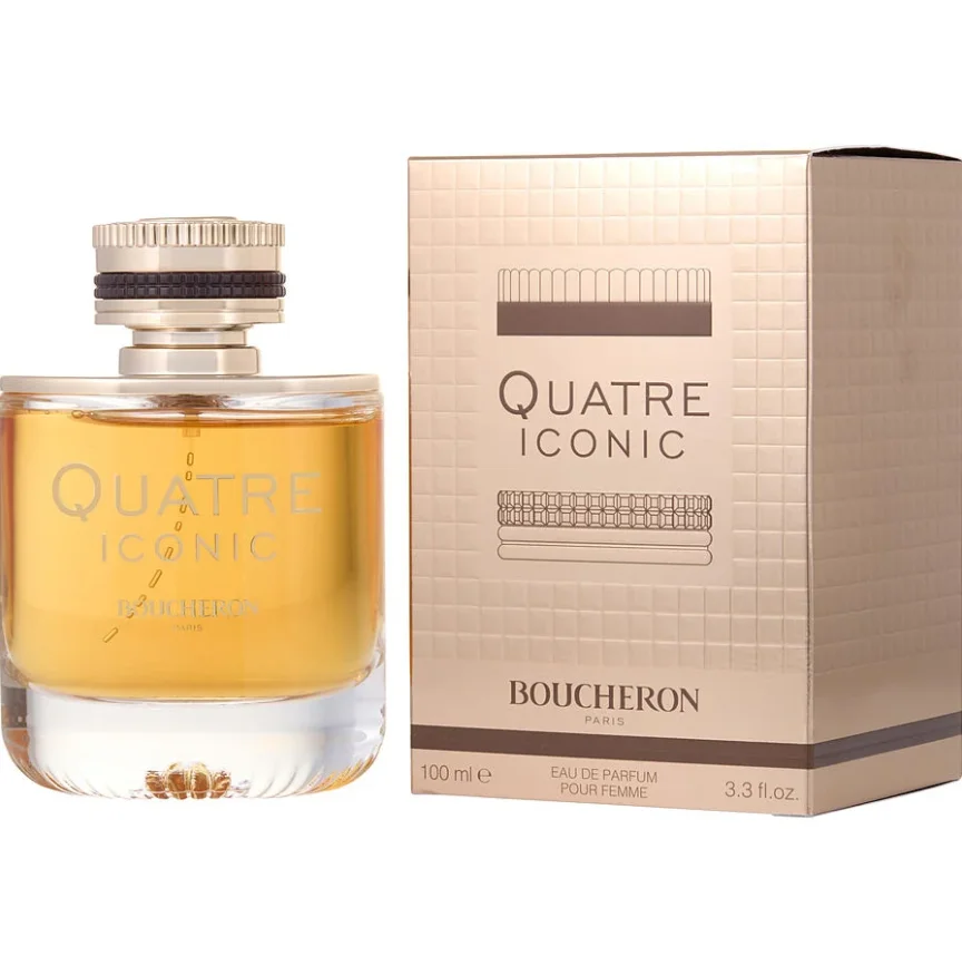 

Boucheron Quatre Iconic Women Eau De Parfum Spray 100 мл Цветочные и фруктовые заметки с оригинальным, стойким ароматом