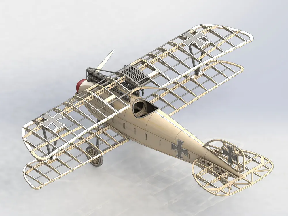 Echtes falke statisches flugzeug modell albatross 500mm flügels pann weite laser geschnittenes basla holz flugzeug aero modelismus zum dekorieren sammeln – Detail 23