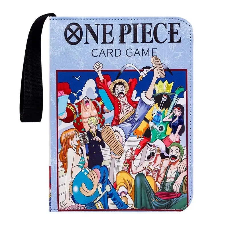 400PCS ONE PIECE Card Album Book TCG Series 3 Card High-capacity 4 Grid Zipper Collection Book Storage Book Boys Birthday Gifts