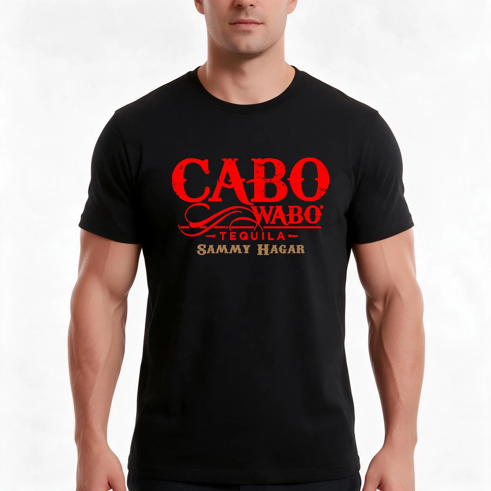 Cabo wabo cantina tequila T-Shirt, Summer Casual Cotton Tee, Oversized Streetwear Tops, Vintage Graphic Print, Unisex Men Women