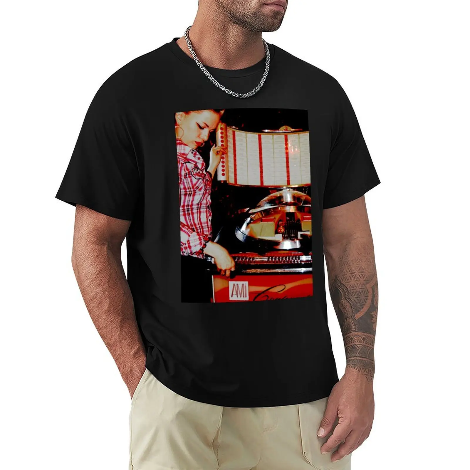 

Imelda May - Jukebox T-Shirt Man t-shirt topping baggy shirts shirts graphic tee Men's t-shirts