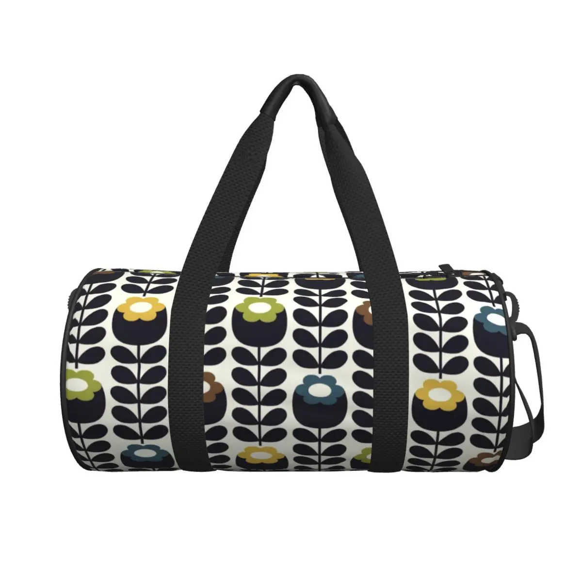 Orla Kiely-bolsa de viaje con estampado de hojas coloridas, bolso de equipaje para gimnasio, personalizado, grande, colorido, deportivo, Fitness, bolsos de mano