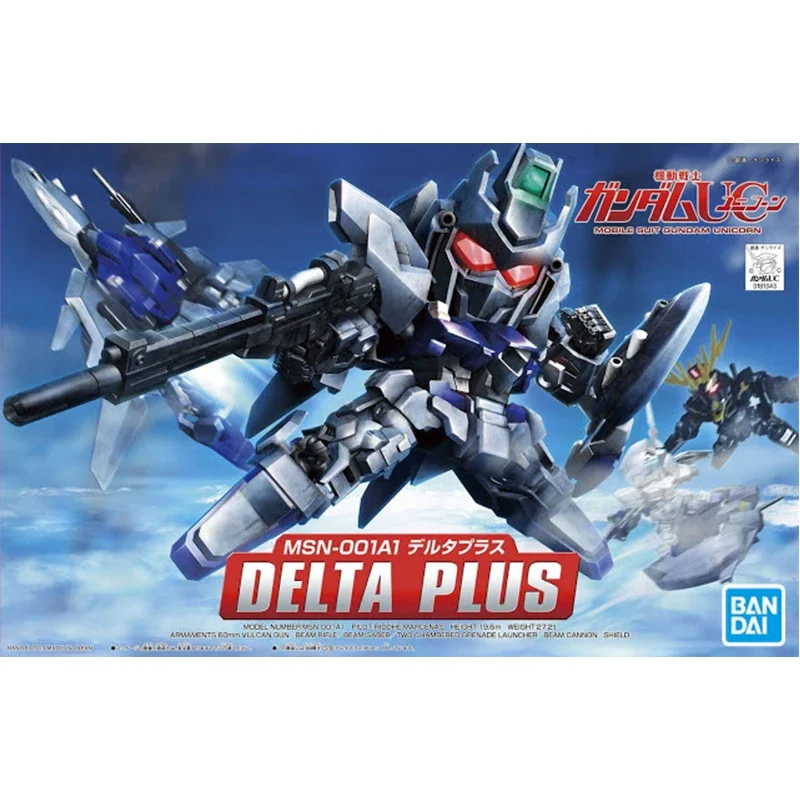 Bandai Gunpla Model Kit Animatie Figuur SD BB379 MSN-001A1 DELTA PLUS Echt Gunpla Model Action Speelgoed Figuur Speelgoed voor Kinderen