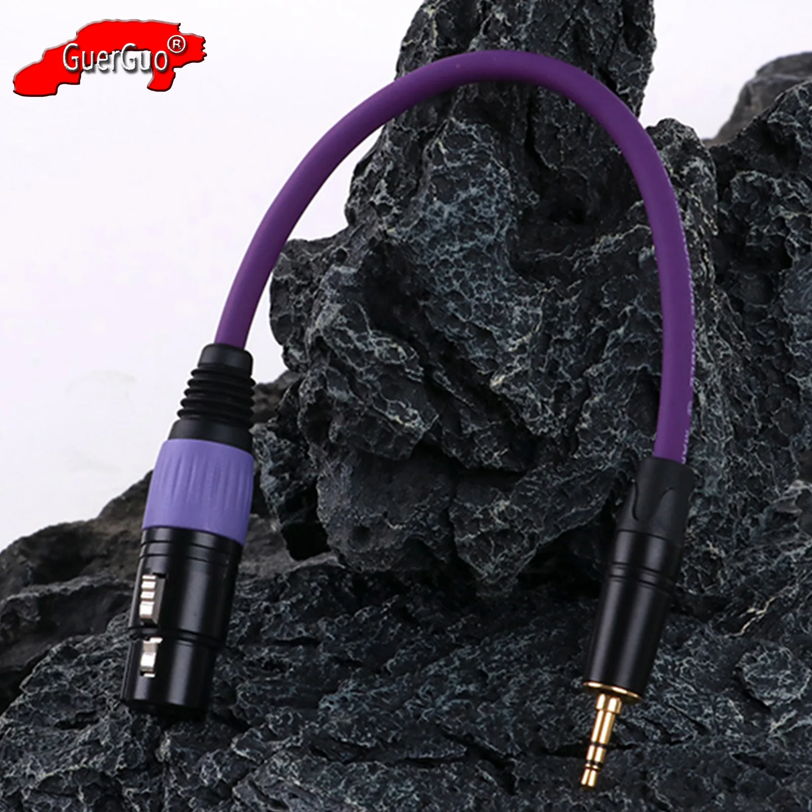 3.5mm to XLR Audio Extension Cable,3Pin XLR Female to Aux 1/8