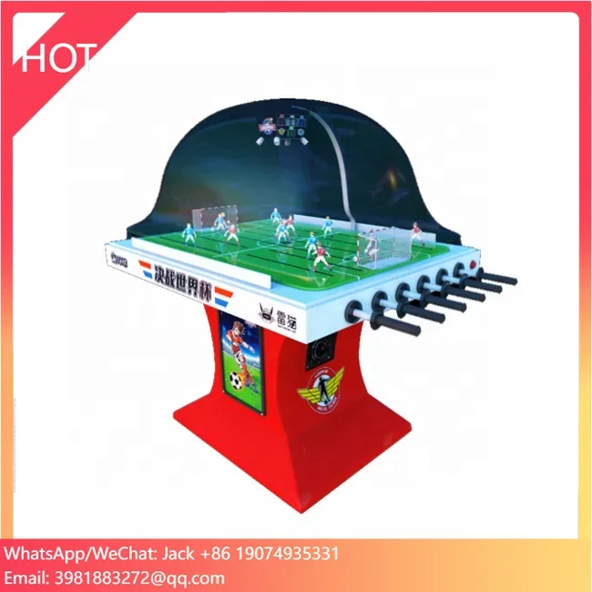 Indoor Battle Soccer Game Coin Operated Football Table Football Table