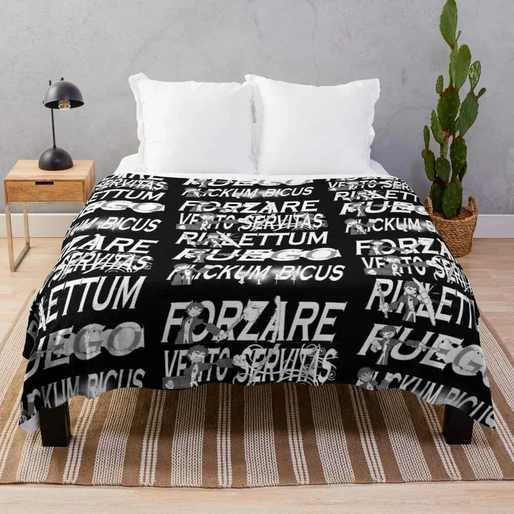 

Dresden Files - Spells Throw Blanket Flannel Fabric Stuffeds sofa bed decorative Blankets