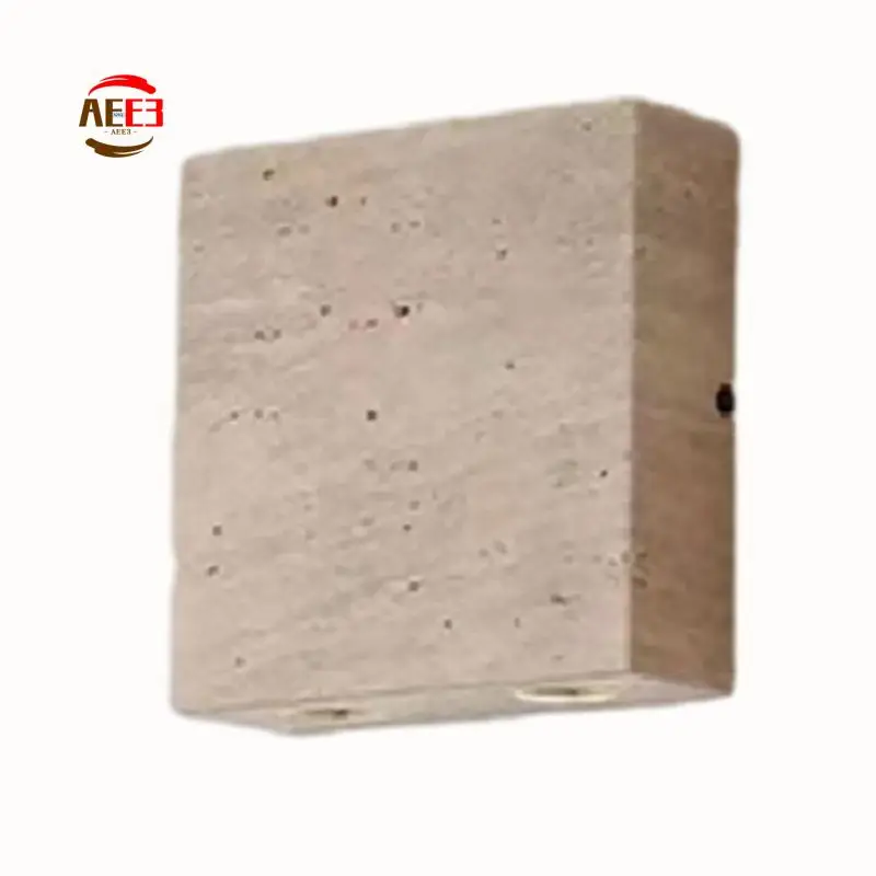 

AEE3-Желтый травертин ваби-саби кремовый стиль спальня прикроватный настенный светильник входный прожектор