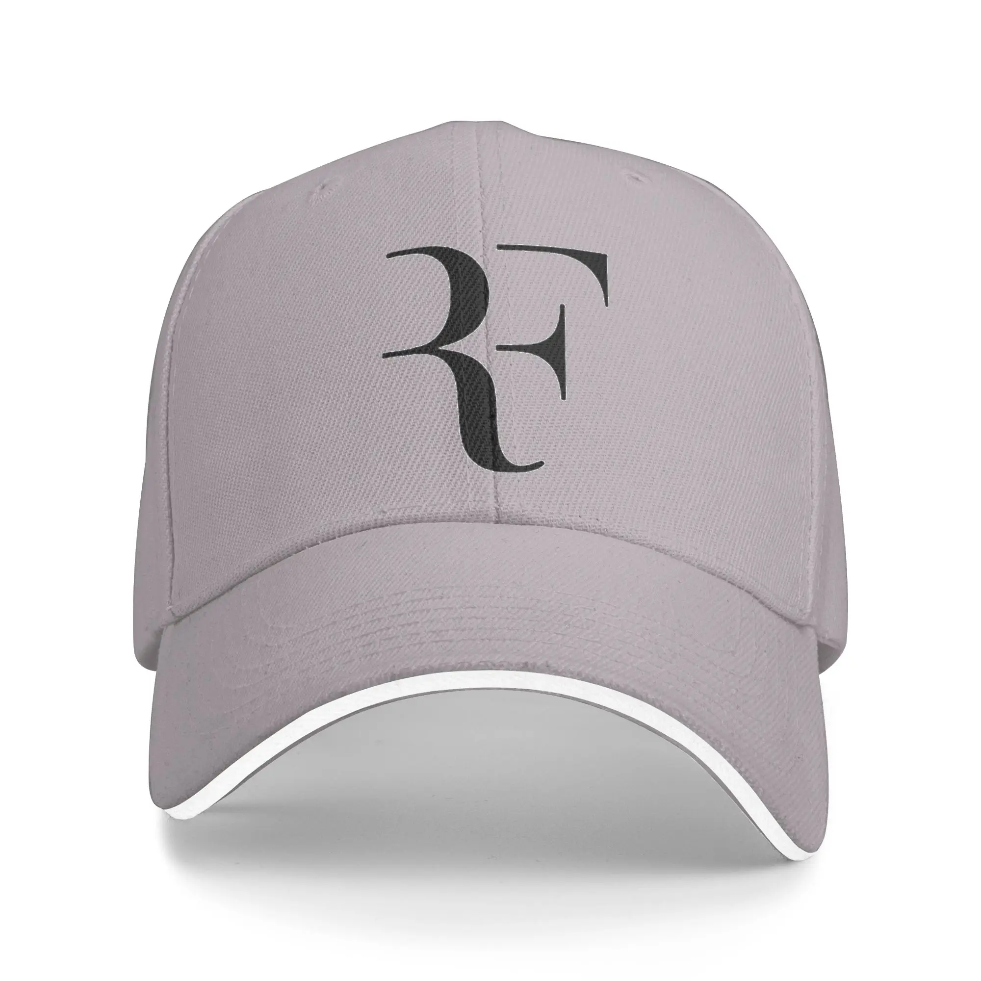 RF Roger Federer Patch Tennis  Women Men Baseball Cap New Outdoor Cap  2026 Sunscreen Hats Spring Adjustable Hat