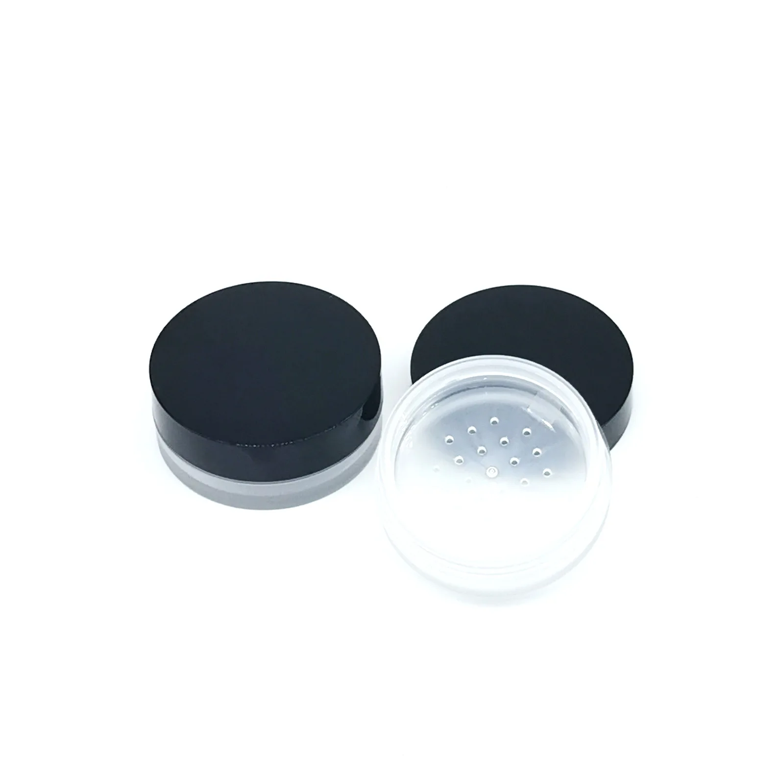 5/10/20/30/50g Empty Plastic Loose Powder Jar Cosmetic Powder Puff Case Sifter Cosmetic Containers Portable Loose Powder Case