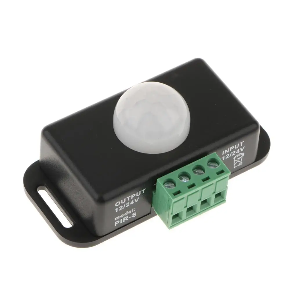 Interruptor de Sensor de movimiento PIR para luz LED, automático