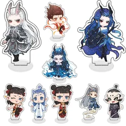 New Ne Zha 2 10CM Acrylic Anime Aobing Nezha Figure Stand Model Table Decor Desktop Ornaments Collect Cosplay Gift