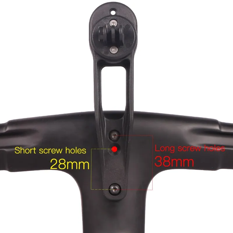 Per H31, CP01, CP04, CP06, CP07, CP10, CP16 Supporto per computer da manubrio integrato per bici per Garmin Bryton Cateye GoPro