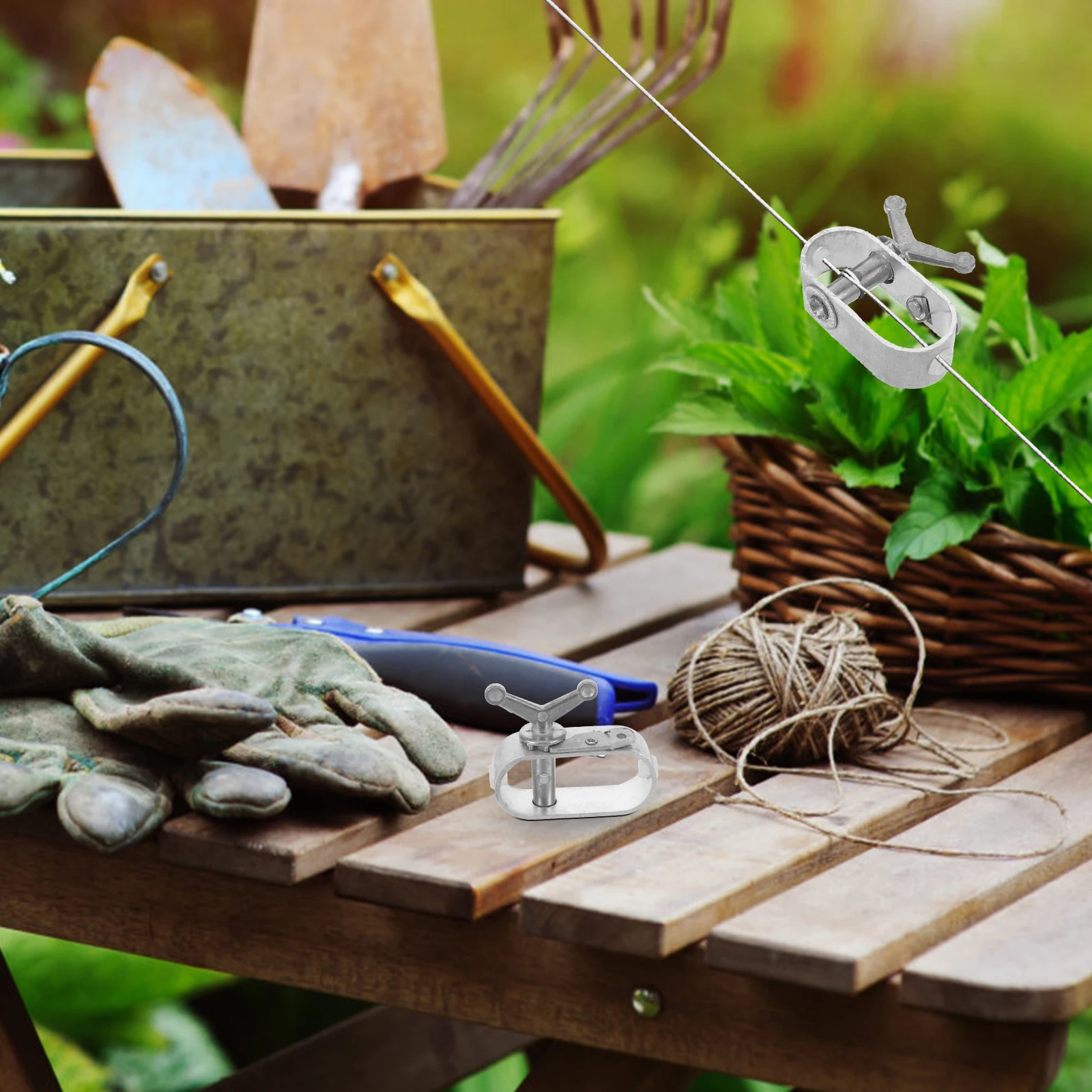 Drahtspanner, Ratsche, Kabelspanner, robuste Stahlzaun, Seilspanner, Mini-Poolklemmen, Riemenscheibe, Wäscheleine, Stahldraht