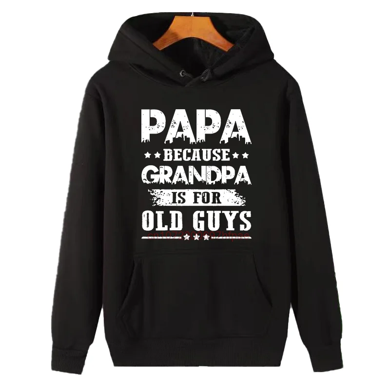 

Толстовка с капюшоном для папы/дедушки: модный новый свитшот для мужчин, толстый свитер, подарок на День отца