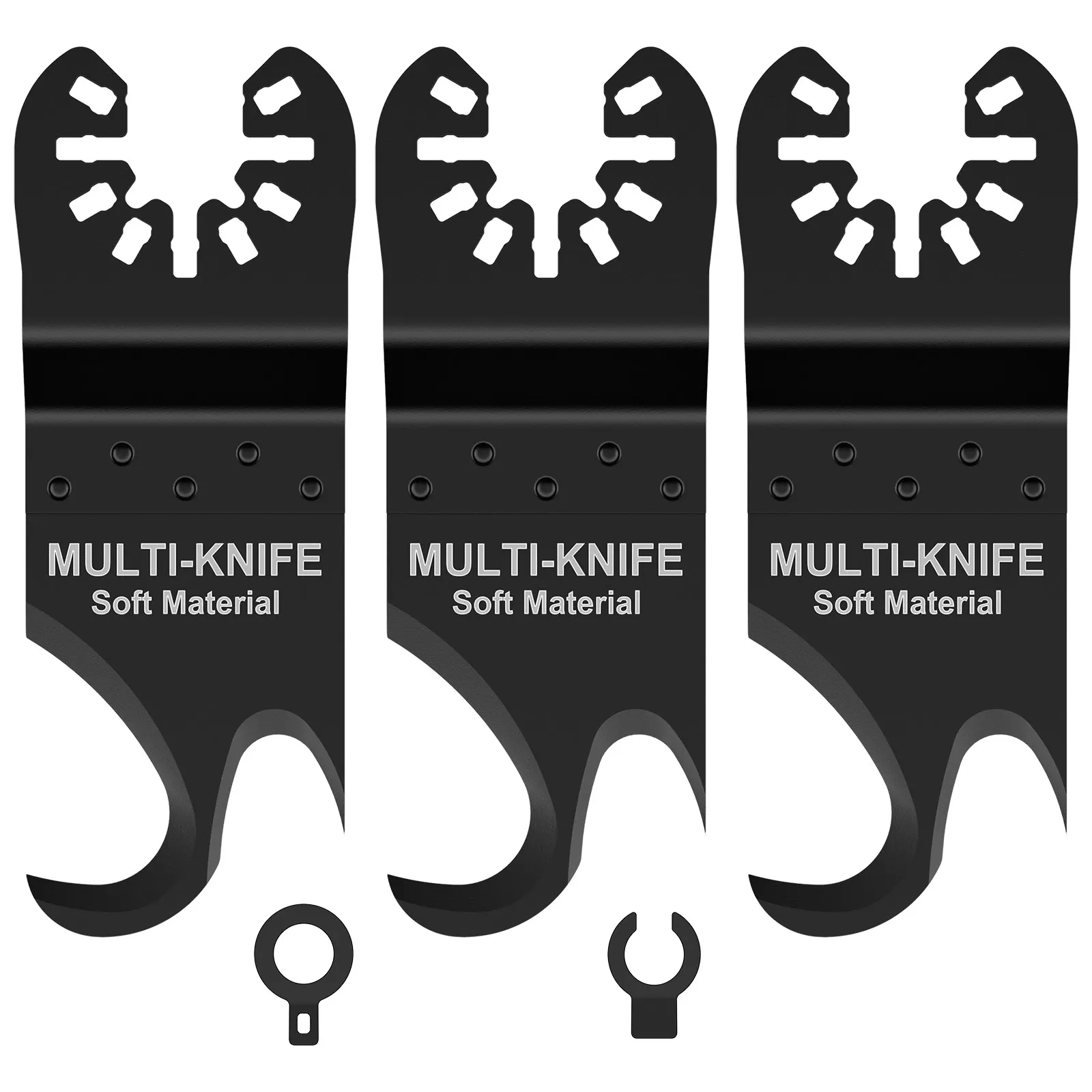 

Лезвие ножа с двойным крючком, осциллирующие пильные полотна, лезвия для резки, обрезка деревянных гвоздей, пластиковые многофункциональные лезвия для ковров