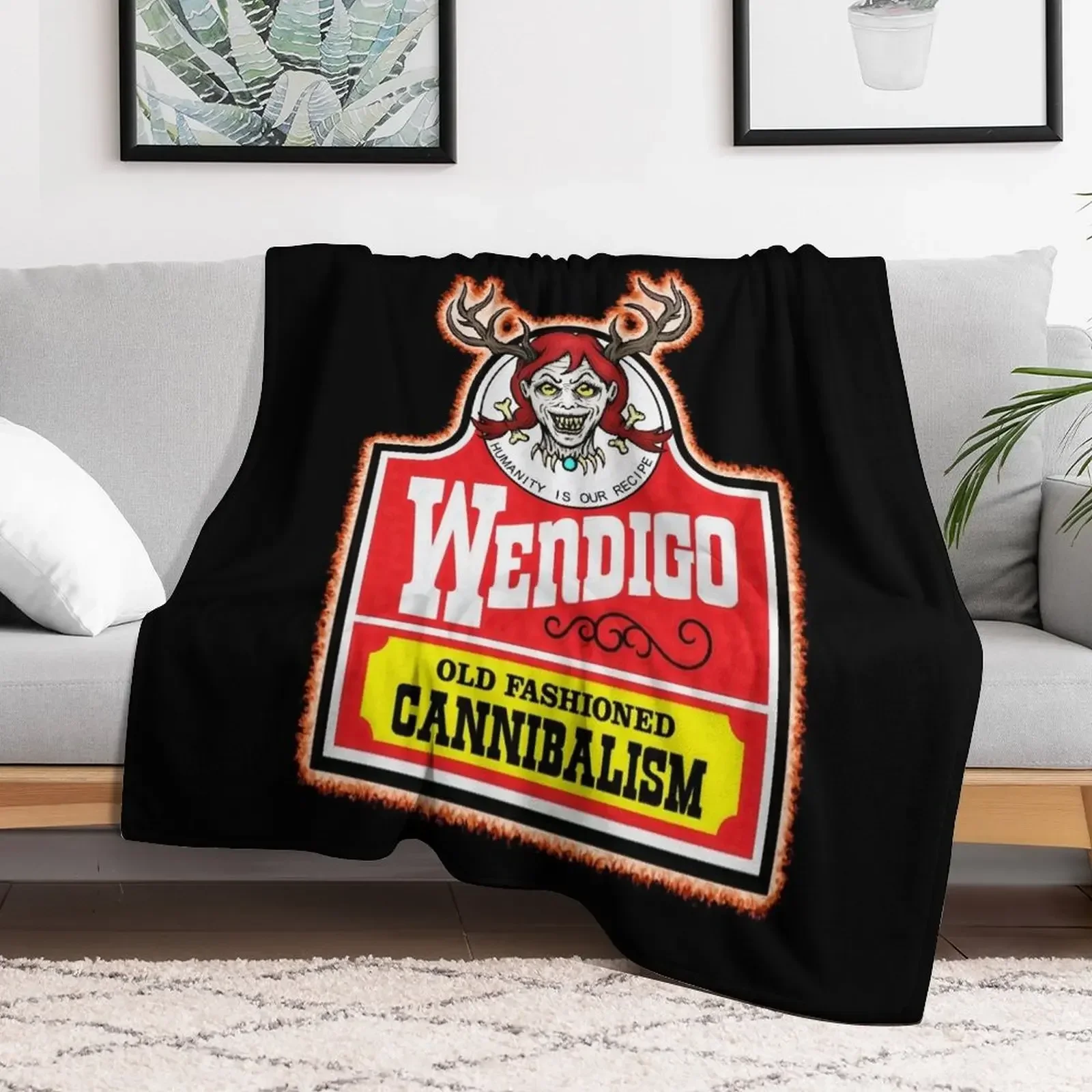 

Wendy the Wendigo Throw Blanket Furry Decorative Throw Bed covers Blankets