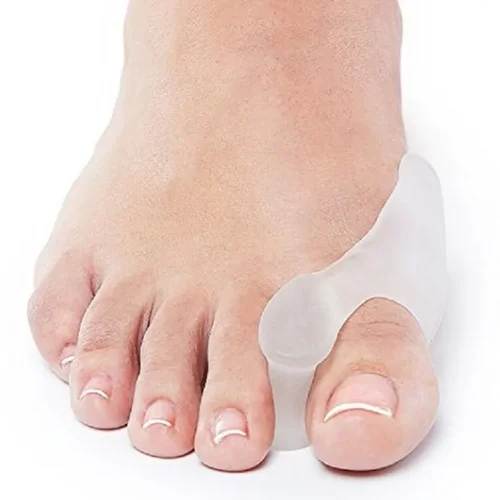 Imagen 2 del producto Corrector de pulgar de Gel de silicona, separador Protector del dedo pequeño, alisador de dedos Valgus, herramienta de almohadillas de alivio para el cuidado de los pies