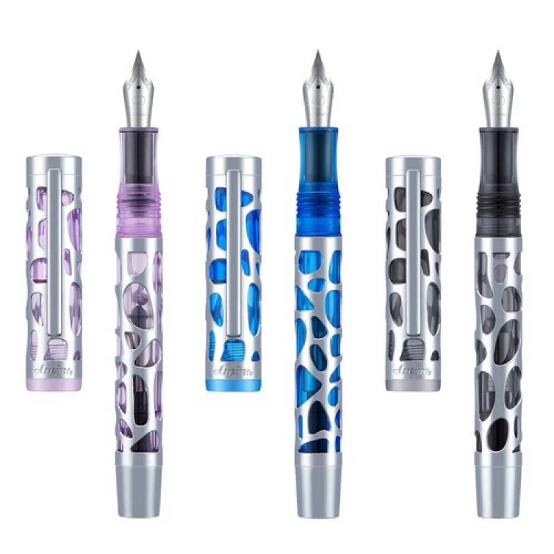 

A+ Asvine M169 Acrylic Dropper Fountain Pen with Converter Skeleton Pen EF/F/M Nib