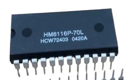 100-新しいオリジナル-hm6116l-70-hm6116l-dip24