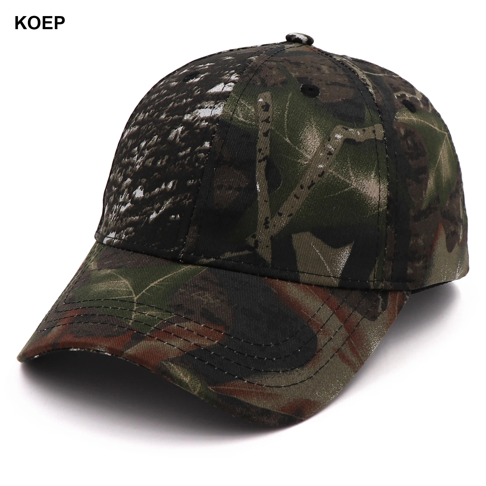 KOEP New Arrival Camo Caps Baseball Casquette Camouflage Hats Casquette Men Desert Hat Hunting Fishing Outdoor Cap