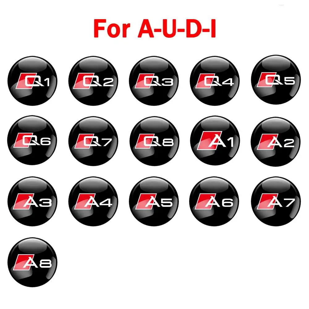 4pcs Auminum Car Wheel Tire Valve Caps Tyre Rim Stem Covers for Audi Sline TT A6 C6 C5 C7 A5 A4 B8 B6 B7 A3 A8 A2 A1 Q3 Q5 Q7 RS