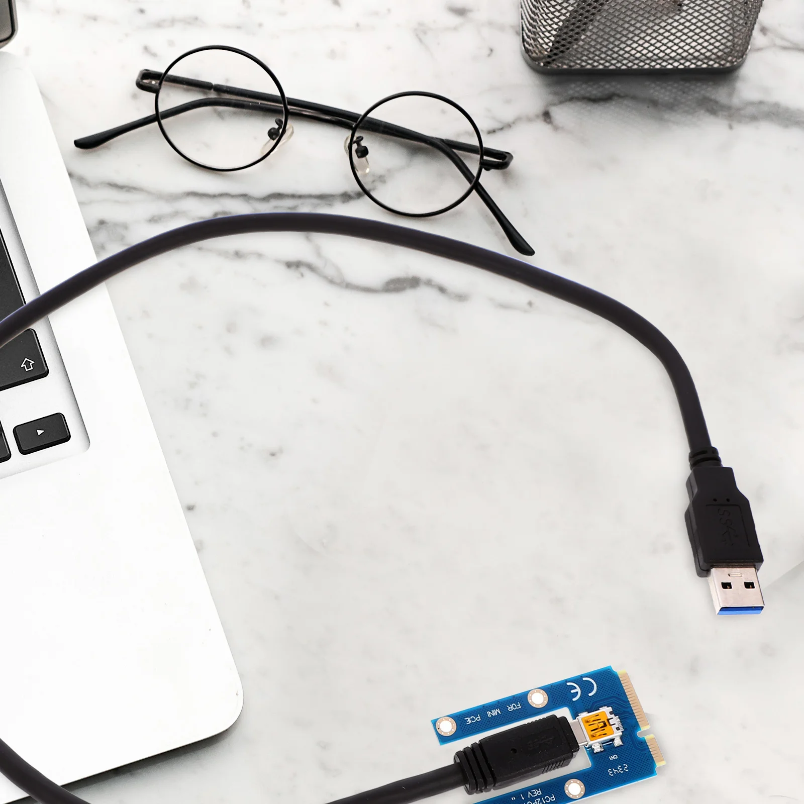 

USB Cable + Small Card Form Factor Graphics Computer Cards Pcie Express Extension Accessories