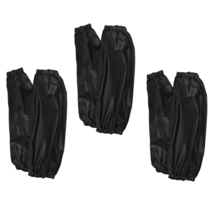 

3pairs Arm Sleeves Oilproof Kitchen Cleaning Oversleeves Pvc Protective Covers for Cooking Dishwashing Convenient Storage Easy