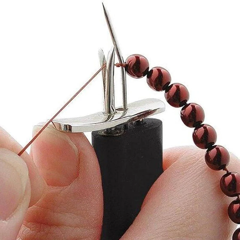 Decorative Safety Knots For DIY Jewelry Pearl Beading Tool Bead Knotting Craft Jewelry Bracelet Helper Silk Thread Supplies