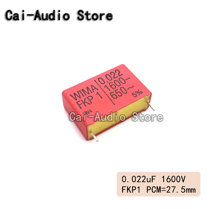 

2PCS/5PCS/10PCS/Lot Brand NEW Germany WIMA FKP1 1600V 0.022UF 1600V 223 0.022UF Film Capacitor 1600v0.022UF 223 Pitch 27.5mm 5%