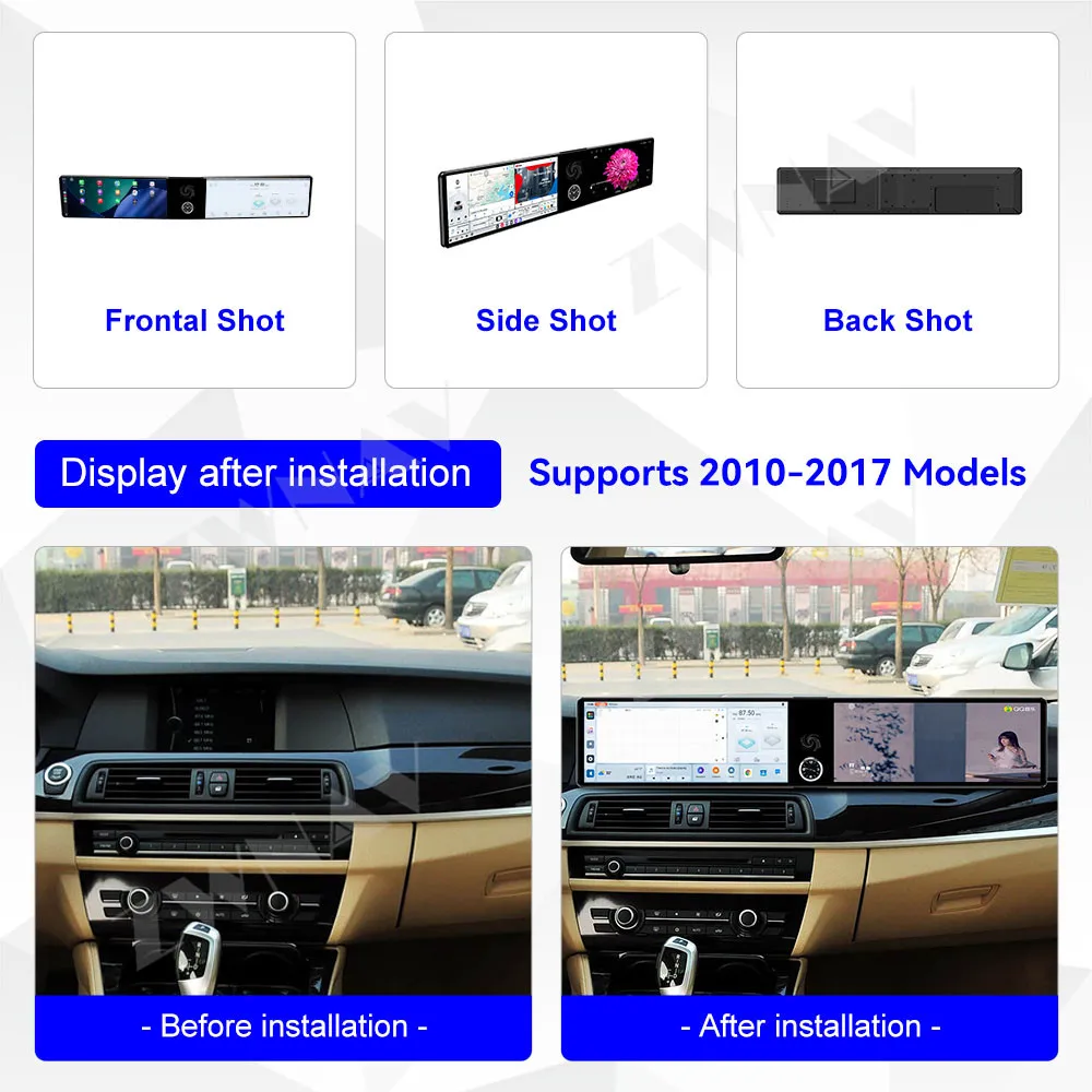 For BMW 5 Series 2010-2017 NBT EVO Android 13 12.3