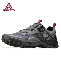 HUMTTO Brand Men Shoes Breathable Summer Running Casual Sneaker for Man Luxury Designer Trainers Black Non-Leather Sneakers Mens