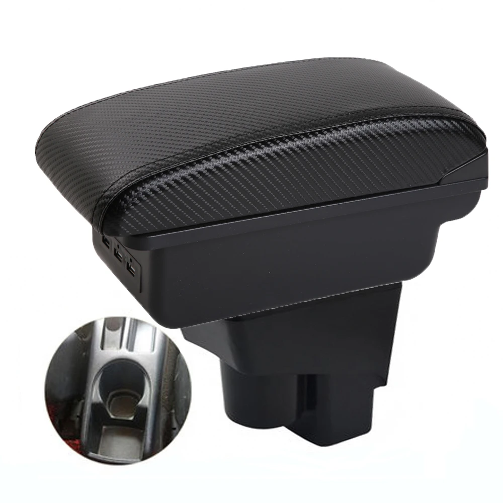 

Автомобильный ящик Armrst Fit Jazz, ящик для хранения центрального подлокотника, поддержка локтя для водителей и пассажиров