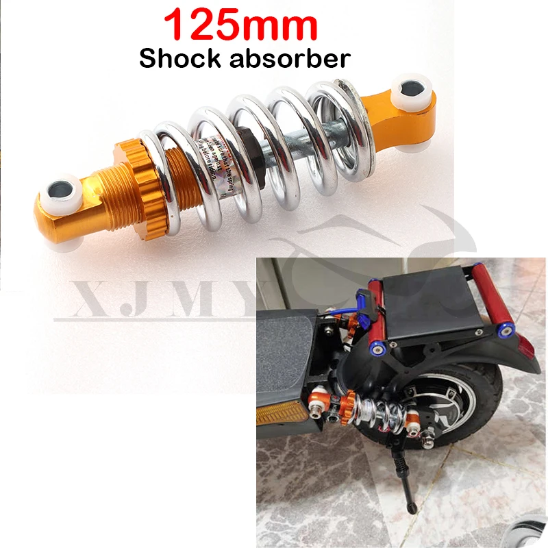 

Folding Electric Scooter Rear Shock Absorber 49cc Mini Motorcycle Accessories Shock Absorber Hole Distance 125MM 400LB/IN Spring