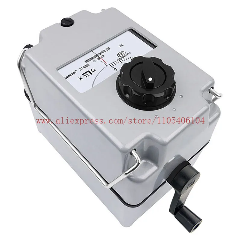 Grounding resistance tester zc-8 hand shake meter measurement lightning protection pile zc29b-1-2 ohmmeter