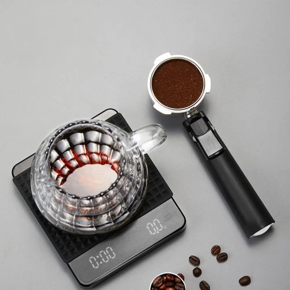 

51mm Coffee Portafilter 3 Ears Stainless Steel Espresso Filter Handle Bottomless Coffee Machine Replacement Parts Barista