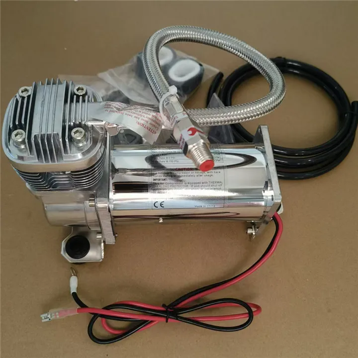 

Universal 12V 69DB Air Ride 300psi200PSI Compressor 12V Suspension Kit Premium Suspension Parts SQ420 Super Quiet Air Pump