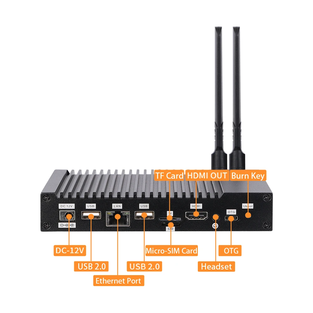 Liontron-Mini PC sin ventilador RockChip Octa Core CPU KEC-3368, PC inteligente 1080P @ 60fps 4K PCIe RS232, ordenador Industrial integrado