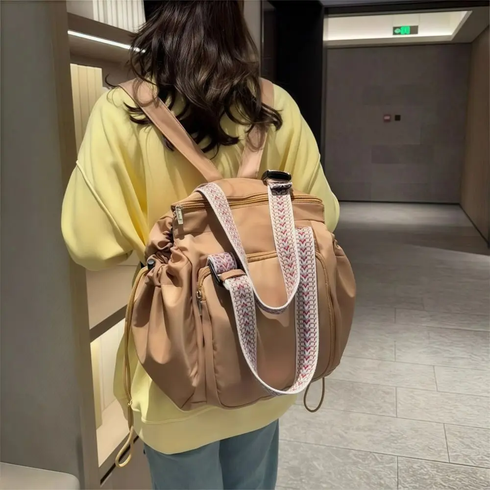 حقيبة تخزين للسفر متعددة الوظائف خفيفة الوزن ذات سعة كبيرة حقيبة ظهر نسائية مقاومة للماء ومتينة للأم والطفل #2