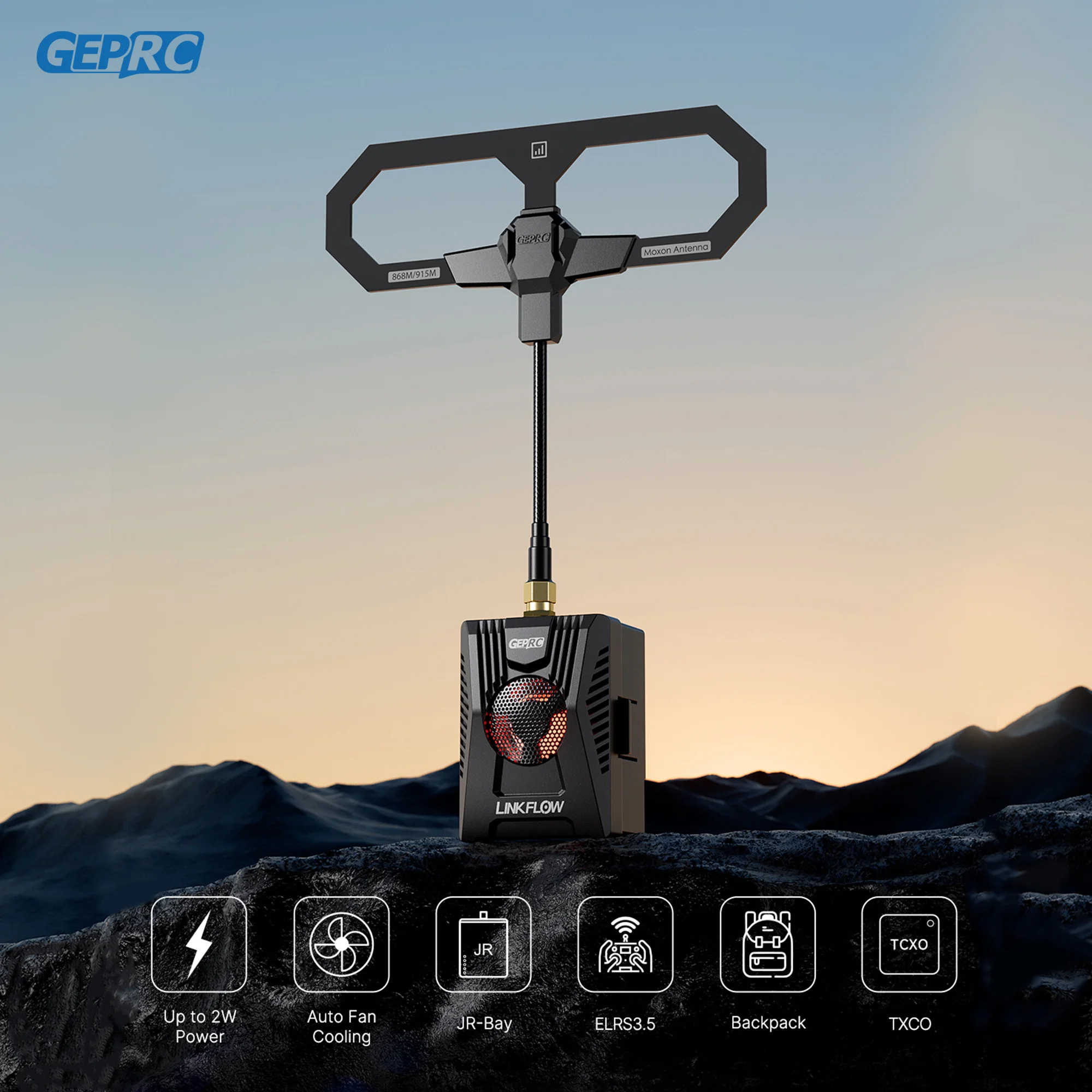 GEPRC LINKFLOW 915M TX Module Long Range Flight 868/915MHz ExpressLRS 3.5 DIY RC FPV Quadcopter Freestyle Drone Parts