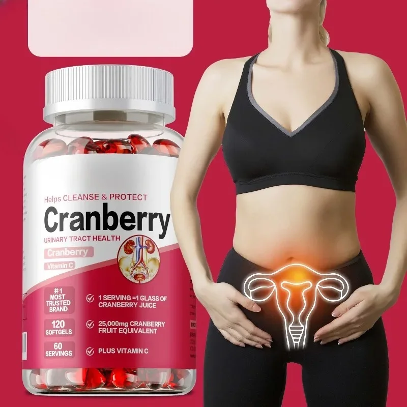 Organic Cranberry Supplements - Urinary and Prostate Support, Urethral Purification,and Bladder Health Support