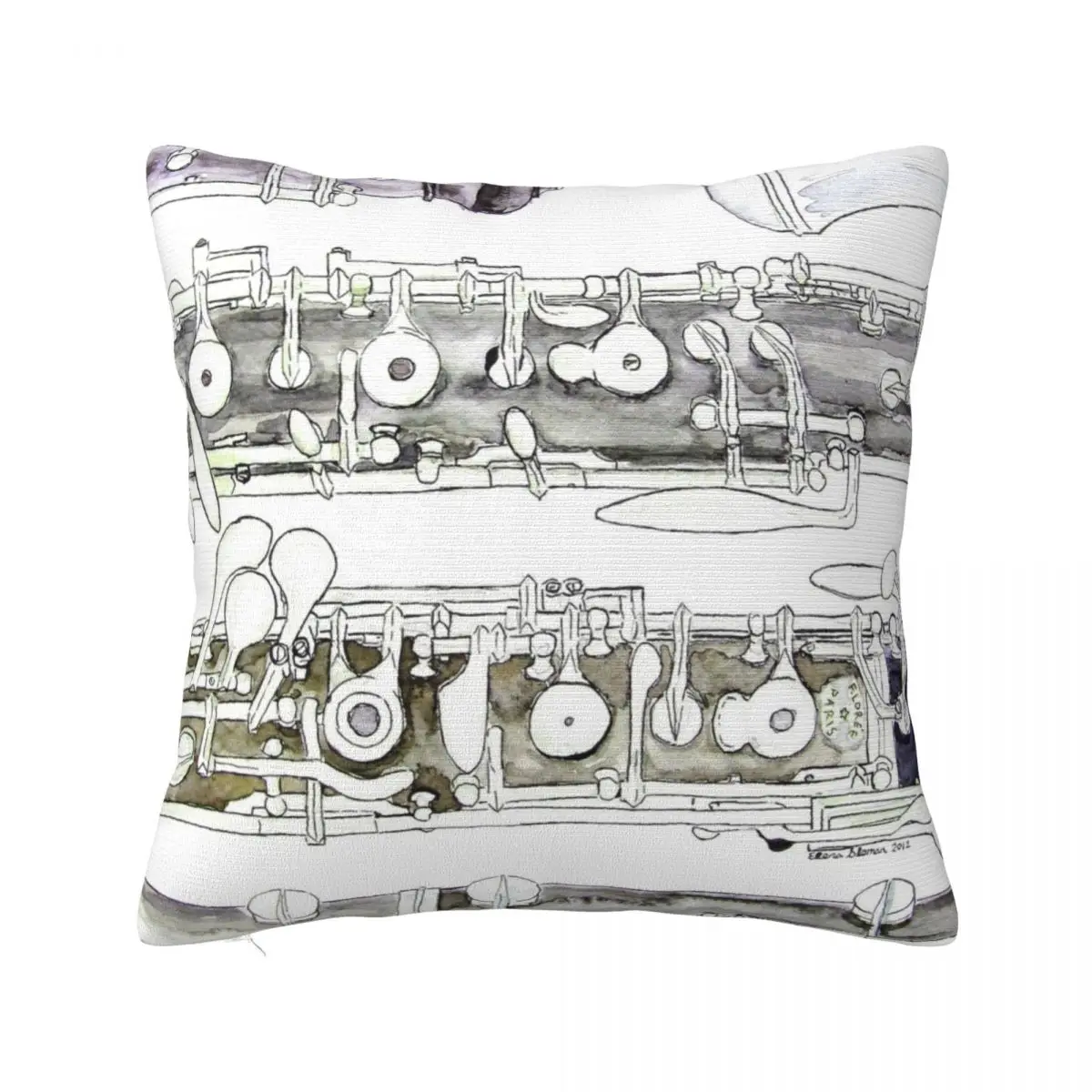 

The Oboe Throw Pillow pillow cover luxury Cushion Cover Luxury Elastic Cover For Sofa