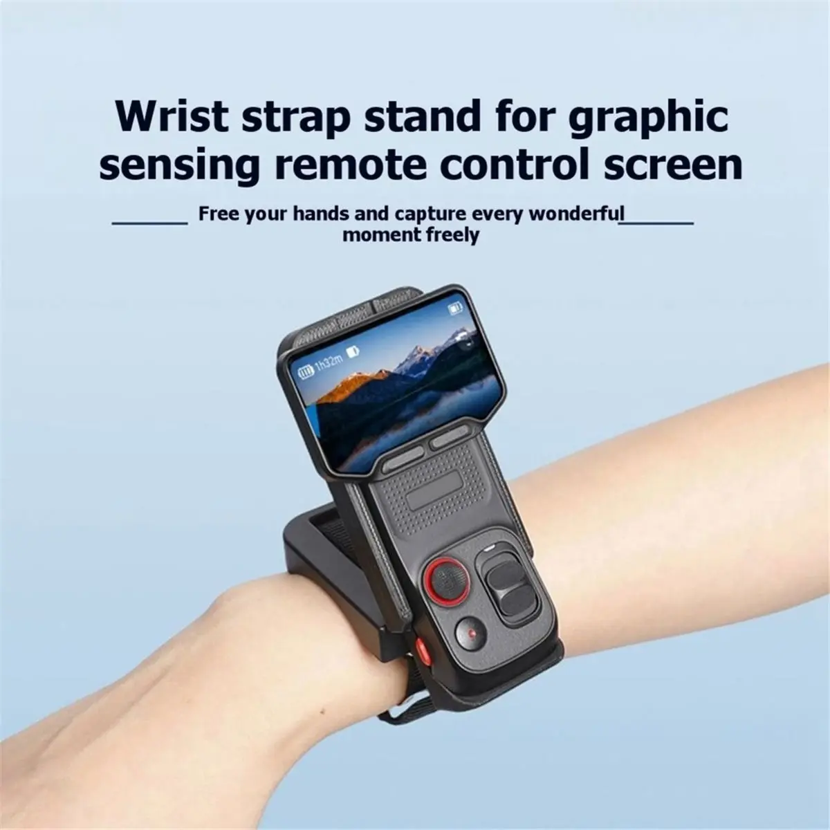 For Luna Ultra Remote Control Protective Case Multi-Angle Wrist Strap Accessory Shockproof Cover Holder
