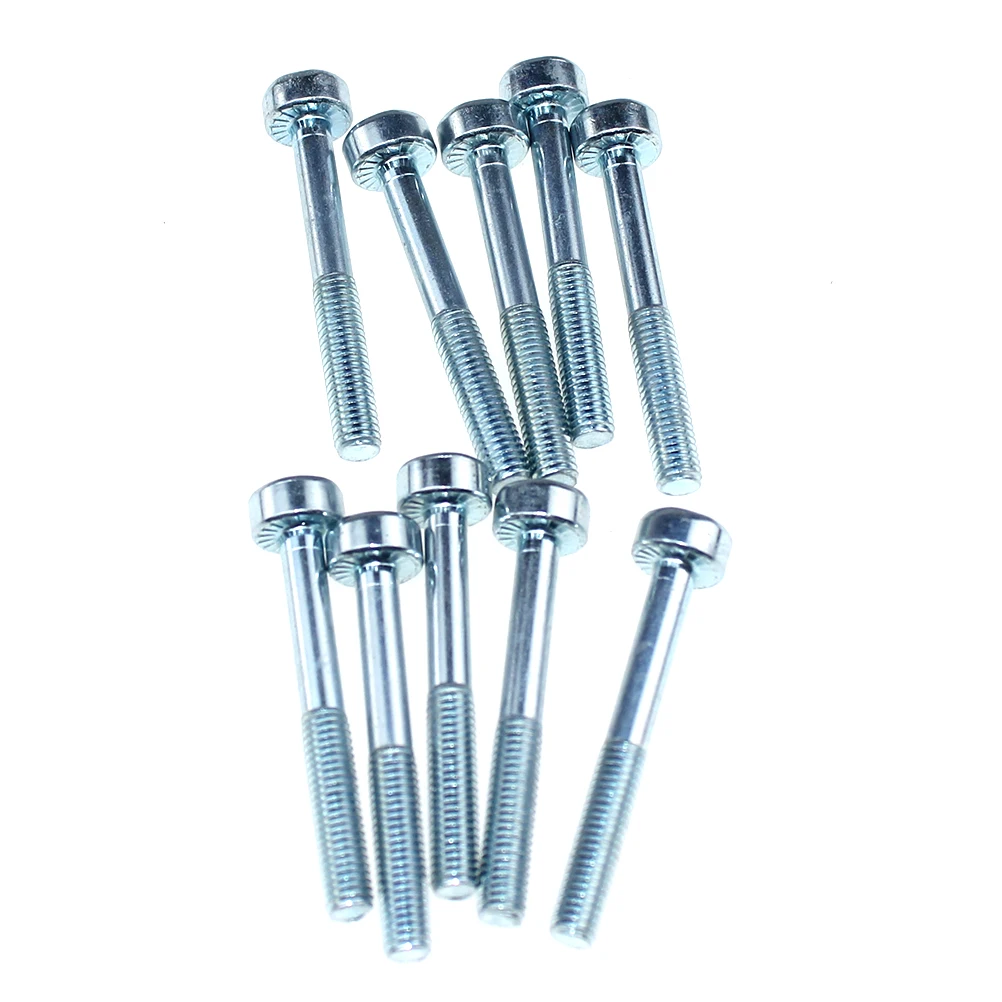 Splines Screw M5 x 40 x 25 For Stihl FH75 FH-KM FS160 FS180 FS220 FS290 HL73 HL75 HL-KM 048 050 051 064 066 MS640 MS650 MS660